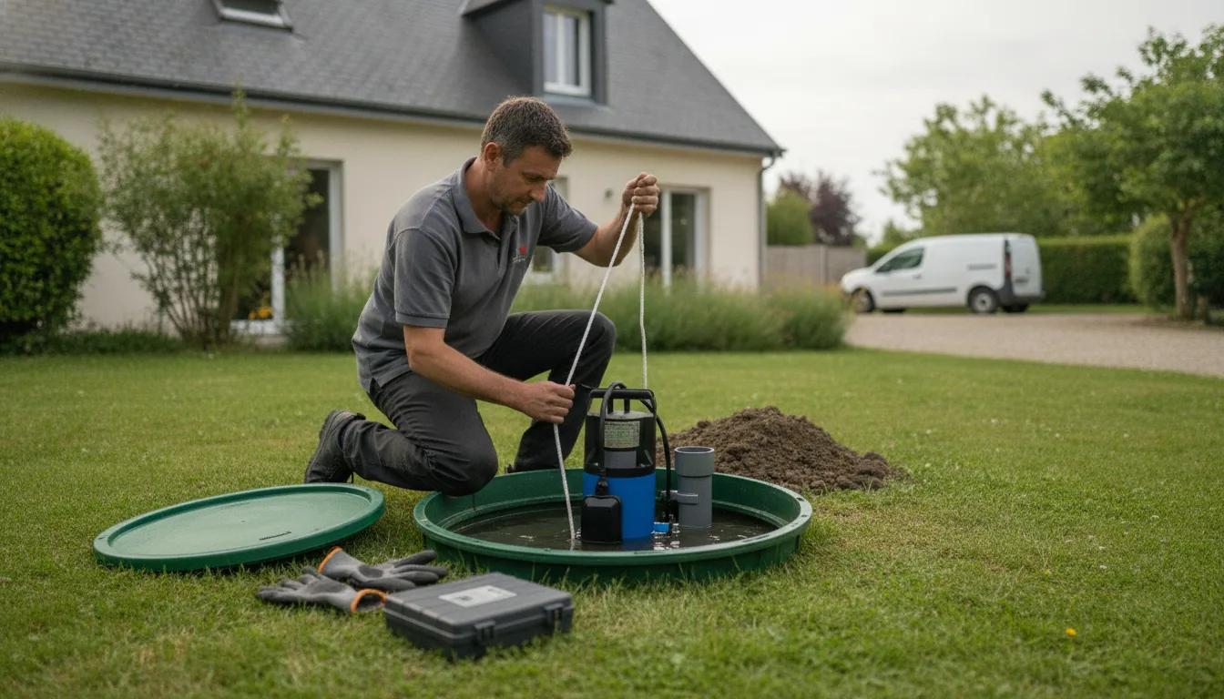 Dépannage pompe de relevage Saint-Sébastien-sur-Loire – méthode / geste technique
